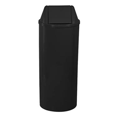 Imagem de Lixeira Plástica Tampa Vai-Vem 50 Litros Preto