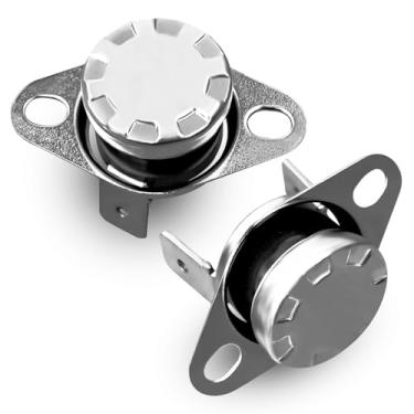 Imagem de Fusível térmico de substituição KSD201 adequado para termostato de aquecedor de água de forno micro-ondas GE, interruptor de controle de temperatura de 120 °C, interruptor de limite de alta