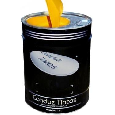 Imagem de Tinta sinalização Ecológica - CONDUZ TINTAS - AMARELA - Balde de 18 L.
