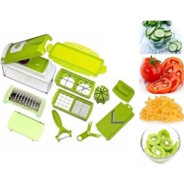 Imagem de Nicer Dicer Plus Cortador Fatiador Legumes Verduras Frutas - CORTADOR 