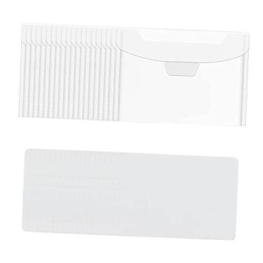 Imagem de UGPLM Painéis de armazenamento de carimbos transparentes, suprimentos para scrapbooking, grande, bolsos decorativos, conjunto organizador de carimbos para, 20 Unidades