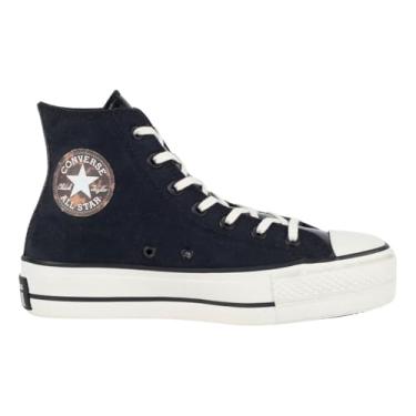 Imagem de Tênis Converse All Star Plataforma Hi | Cano Médio, Casual, Dia a dia, Moda, Original. (Preto/Branco, BR, Adulto, Numérico, 35)
