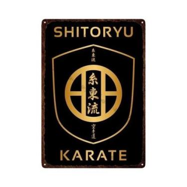 Imagem de Placa De Metal De Artes Marciais Judo Jujitsu Karate Do Kendo Taekwond
