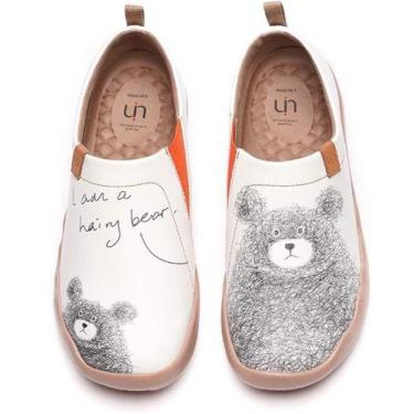 Imagem de Tênis Slip On UIN Be with You em couro de microfibra feminino