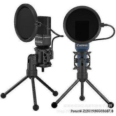 Imagem de Fones de ouvido de bicicleta microfone usb condensador de computador p