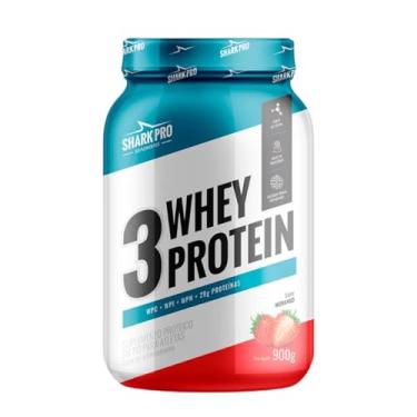 Imagem de 3W WHEY PROTEIN - POTE 900g SABOR MORANGO