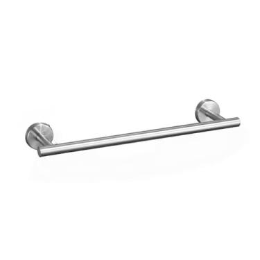 Imagem de Suporte de rolo de papel higiênico dourado em aço inoxidável de 40 cm, toalheiro, cabide para roupas, acessórios de banheiro, barra de toalha prateada