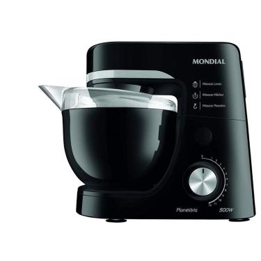 Imagem de Batedeira Planetária Mondial 500W 4,5L BP-03-B Preto