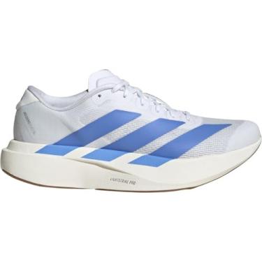 Imagem de Adidas Tênis feminino Ironmt/Cblack Adizero Evo SL W preto ferro met./Core Black 35 EUA, Branco/Azul Fusion/Off White, 11 Wide