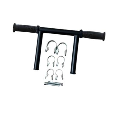 Imagem de simhoa Barra de extensão para alça de carrinho, expansor de alça de carrinho com 3 clipes de tamanho, extensão para apoio de braço de carrinho, altura de