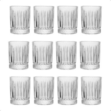 Imagem de Jogo 12 Copos de Shot Copos de Vidro Tequila Cachaça Licor Sakê 60ml