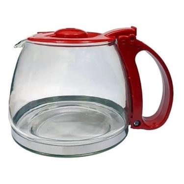 Imagem de Jarra compatível Cafeteira Mondial Dolce Arome 18 Xícaras C-35 Vermelha