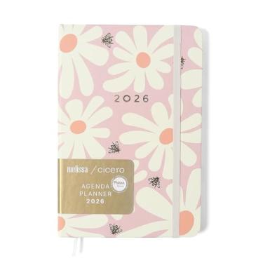 Imagem de AGENDA PLANNER CICEROS 2026 MELISSA SEMANAL 14X21 PINK BLOOMY