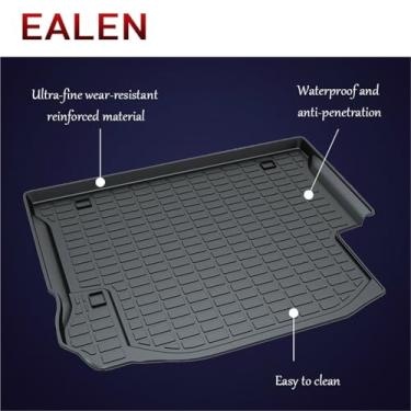 Imagem de Tapete de porta-malas compatível com Jeep Wrangler Compass Cherokee Renegade Grand Cherokee 1 conjunto(Wrangler 4-DoorsB)
