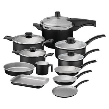 Imagem de Jogo de Panelas 11 Peças com Panela Pressão Tramontina