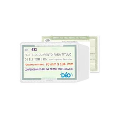 Imagem de Cracha documento com aba 70x104mm deo 632