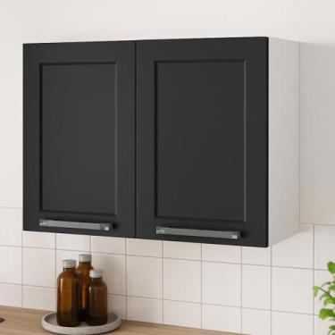 Imagem de Armário Suspenso Aéreo Aço Cozinha Organizador Itatiaia Grafite