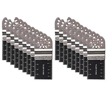 Imagem de Lâminas de Serra Oscilante de Liberação Rápida Diagtree 20 Peças para Fein Multimaster, Porter Cable, Black&Decker, Bosch Craftsman, Ridgid, Makita, Milwaukee, Dewalt etc.