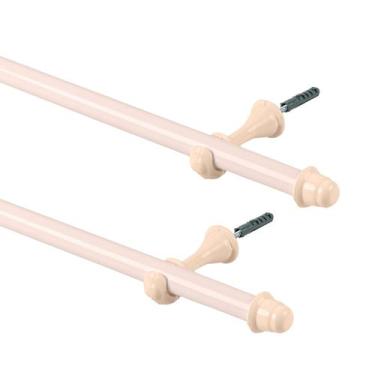 Imagem de Kit Varão Simples para Cortina de 4 Metros Espessura 19mm - Borda Bord