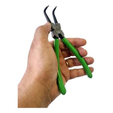 Imagem de Alicate Tirar Abrir Aneis 7 Saca Anel Elastico Curvo Interno - IDEA PR