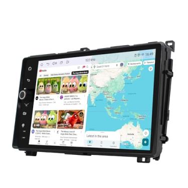 Imagem de JOYING Rádio estéreo automotivo para Toyota Corolla 2017 2018 2019 IPS Touchscreen Android 13 unidade de cabeça 4 GB + 64 GB Plug and Play com CarPlay sem fio e Android Auto (B: com uma tela grande, 4