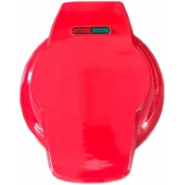 Imagem de Máquina Elétrica De Donuts Faz 7 Mini Rosquinhas Mini Donuts Confeitaria Doce Culinaria Sobremesas | 3 Cores | 110V | 1200W (Vermelho)