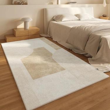 Imagem de Tapetes grandes e felpudos para decoração de quarto, sala de estar, antiderrapante, vestiário, tapete de cabeceira macio e fofo (200x250 cm/A)