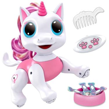Imagem de Robô Pet Unicórnio Power Your Fun para Meninas e Meninos,Brinquedo Robô de Controle Remoto com Gestos de Mão Interativos, Programação STEM.