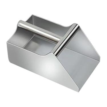 Imagem de Baoblaze Pá de lixo de aço inoxidável, pá manual, de mão com cabo para grãos, milho, fábrica, lixo, itens pequenos, varredura, 25cmx25cmx12cm