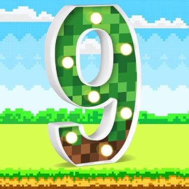 Imagem de Decorações de aniversário do jogo Light-Up Number AXBMM 8.5 Pixel
