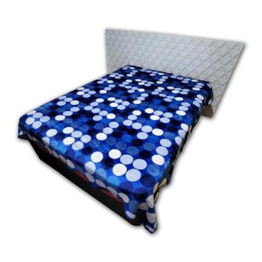 Imagem de Cobertor Manta Dupla Face Sherpa Casal 2,00X2,20 Azul 04