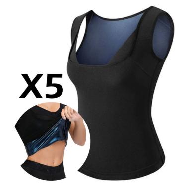 Imagem de Pacote de 5 cintos redutores abdominais para mulheres tamanho S/M