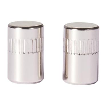 Imagem de KAISH Pacote com 2 tampas de botão seletor de guitarra para guitarras Gretsch, rosca métrica M3.5, níquel