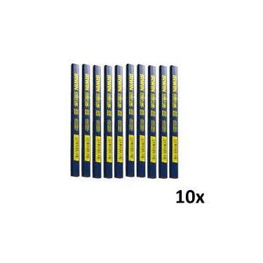 Imagem de 10-lápis Irwin Azul P/ Carpinteiro Marceneiro Obra Pedreiro