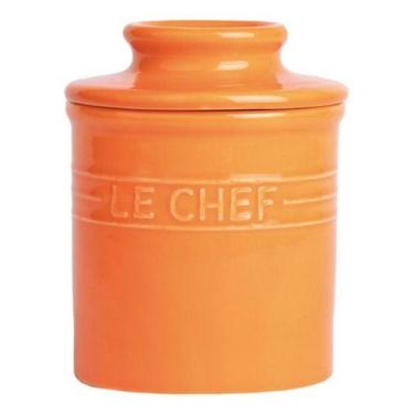 Imagem de Manteigueira Francesa 8x10cm Laranja Le Chef Hauskraft - Hauskfraft