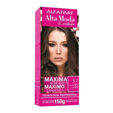 Imagem de Coloração Alta Moda É... Colore Castanho Luminoso Médio 5.7