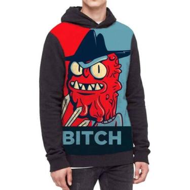 Imagem de Moletom Com Capuz Rick And Morty Full Print Ref:681 - smoke, Preto, PP