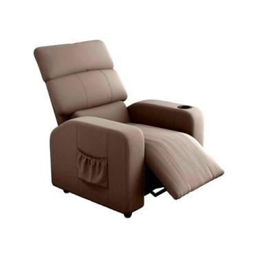 Imagem de Poltrona do Papai Reclinável com porta Copos Pulse Matrix, VELUDO CAPU