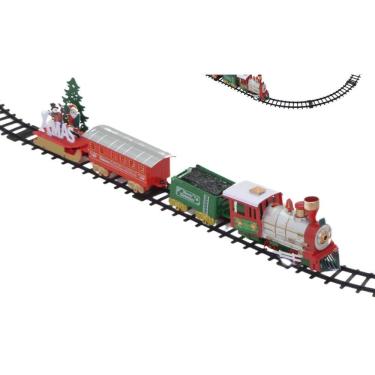 Imagem de Trenzinho Decoração Led Luzes Árvore De Natal Mesa Natalina