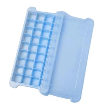 Imagem de Forma de Gelo - Empilhável e Compacta para Melhor Organização(Azul, 1 Unidade)