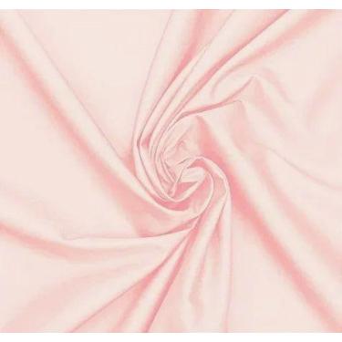 Imagem de Tecido Tricoline Liso Rosa Claro para Bebê - 50 x 150 cm - Tecidos Cal