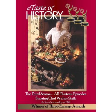 Imagem de Chef Walter Staib's A Taste of History TV Show Season Three 13 episode DVD Set