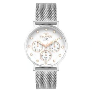 Imagem de Relógio Technos Feminino Slim 6P29ALZ/1B - Safira-Feminino