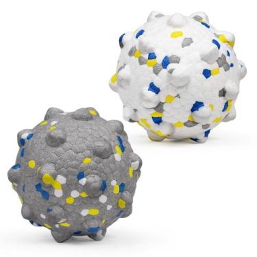 Imagem de Bolas de tênis para cães Moonorange, grande brinquedo flutuante duráve