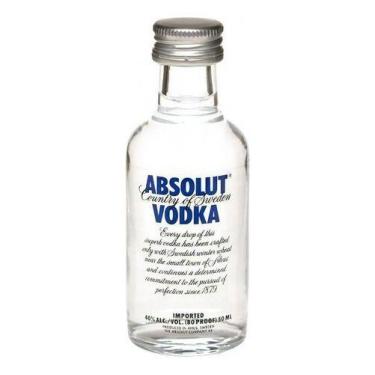 Imagem de Vodka Sueca Premium Absolut Tradicional - Mini 50ml
