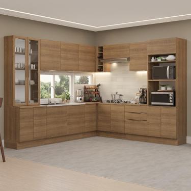 Imagem de Armário Cozinha Completa Rustic Stella Madesa 01 Rustic