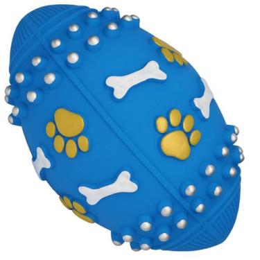 Imagem de Brinquedo Bola Futebol Americano Pet Cachorro Interativo - Jaraguá Pet