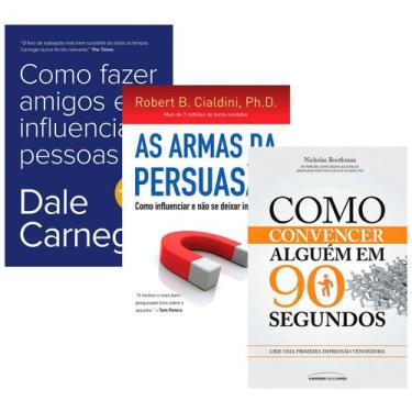 Imagem de Kit Como Fazer Amigos e Influenciar Pessoas + As armas da Persuasão + 