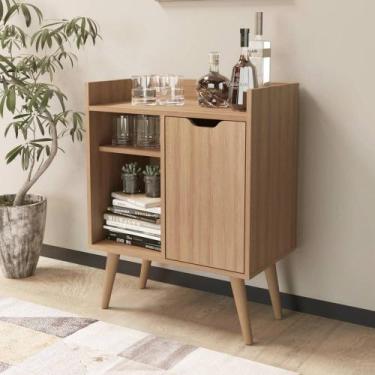 Imagem de Balcão Aparador Barzinho multifuncional 60cm AP2310 Tecnomóbili, Amênd