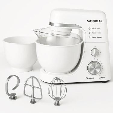 Imagem de Batedeira Planetária Mondial Bp-03W-2B 12 Vel 700W Branca
